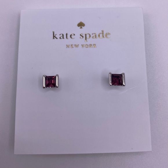 Kate Spade Garnet Studs
